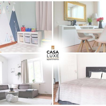 Casa Luxe - 110Qm - Stadtmitte - Familienfreundlich - Parkplatz - 5Km Zum Legoland Günzburg Buitenkant foto